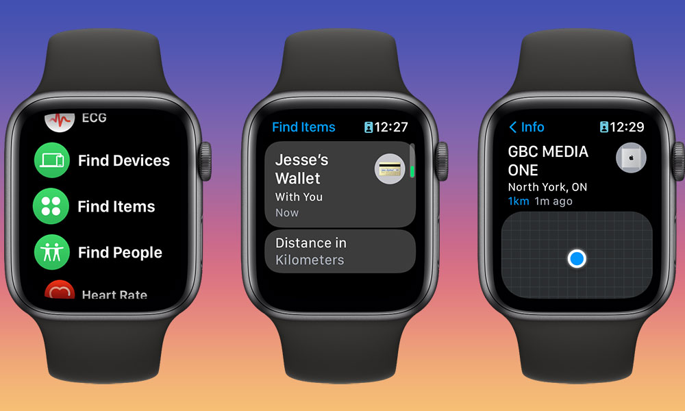 Demonstration on how to find a lost Apple Watch using your iPhone