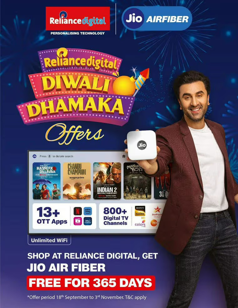 Free Jio Air Fiber