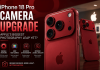iPhone 18 Pro Camera Upgrade Could Be Apple’s Biggest Photography Leap Yet Concept image of the iPhone 18 Pro showcasing the rumored camera upgrade, larger sensors, AI photography features, and variable aperture technology.